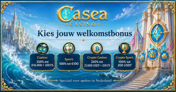 Casea Casino Accountbeheer banner
